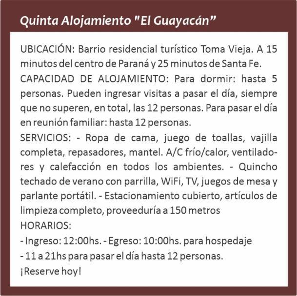 Quinta El Guayacan Holiday home Parana
